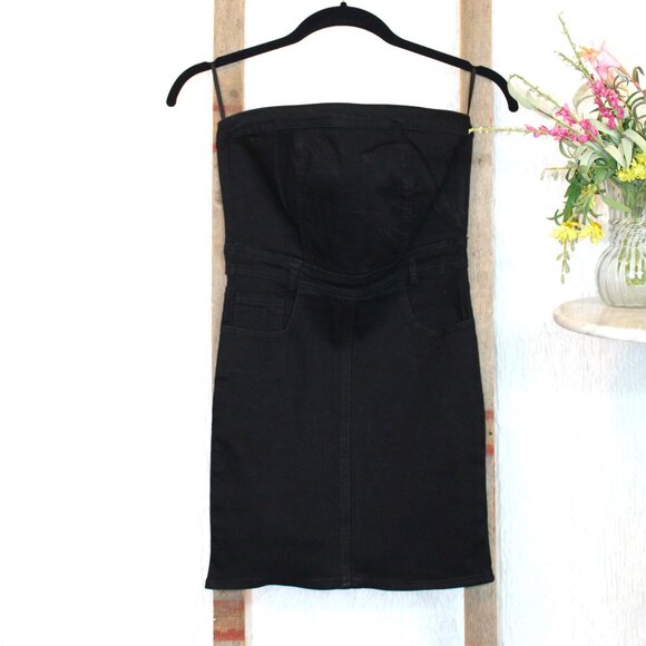 superdown Ally Strapless Denim Mini Dress - Picture 9 of 9